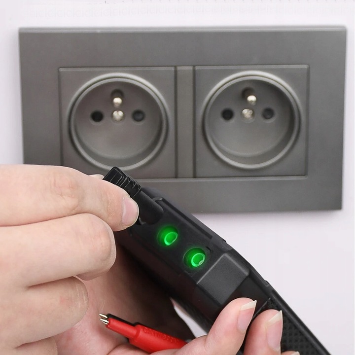 CYFROWY MULTIMETR UNIWERSALNY TRUE RMS NCV LATARKA LED + KABLE ETUI