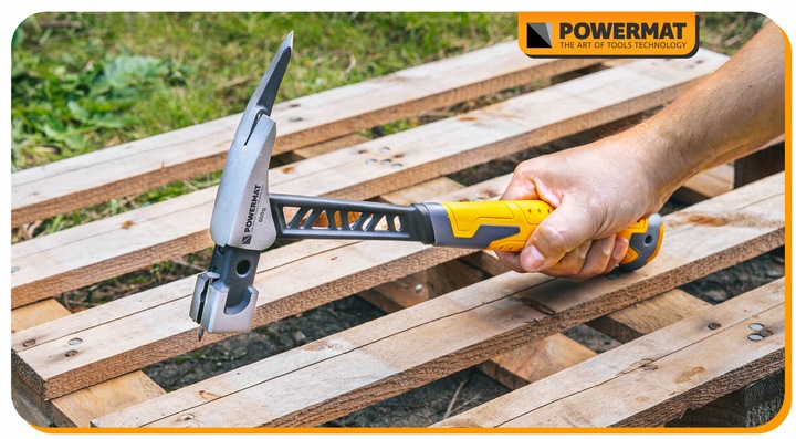 MŁOTEK CIESIELSKI DEKARSKI DO GWOŹDZI HARTOWANY STAL MONOBLOK MAGNES