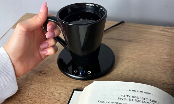 Podgrzewacz do Kubka Kawy Herbaty Podstawka pod Kubek do Biura na