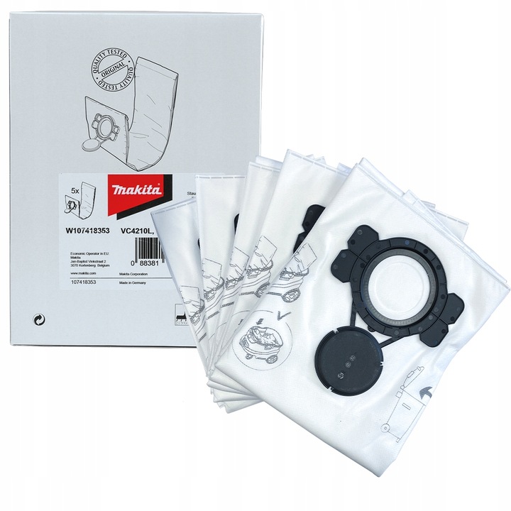 MAKITA Worek worki do odkurzacza VC4210L VC4210M FLEX S44 5 szt.