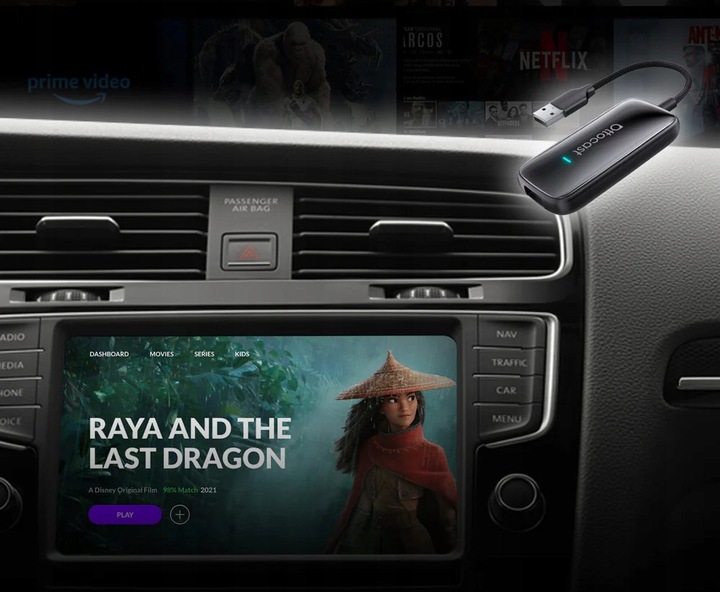 Adapter Samochodowy Ottocast Play2Video Ultra Carplay/Android Auto