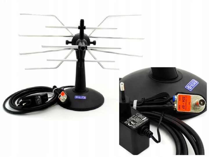 Antena pokojowa Telkom-Telmor DSP-860 5G Protected, 21dB UHF | VHF |