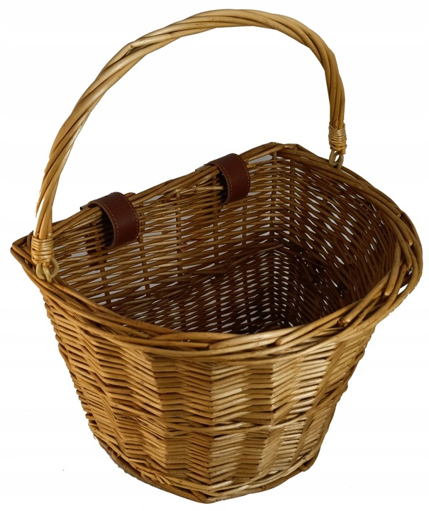 Koszyk rowerowy z wikliny kosz wiklinowy na rower prosty montaż przód