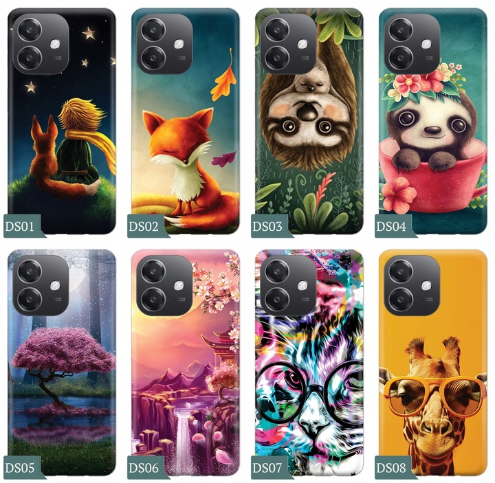 ETUI do OPPO A40 / A40M + SZKŁO HARTOWANE CASE WZORY