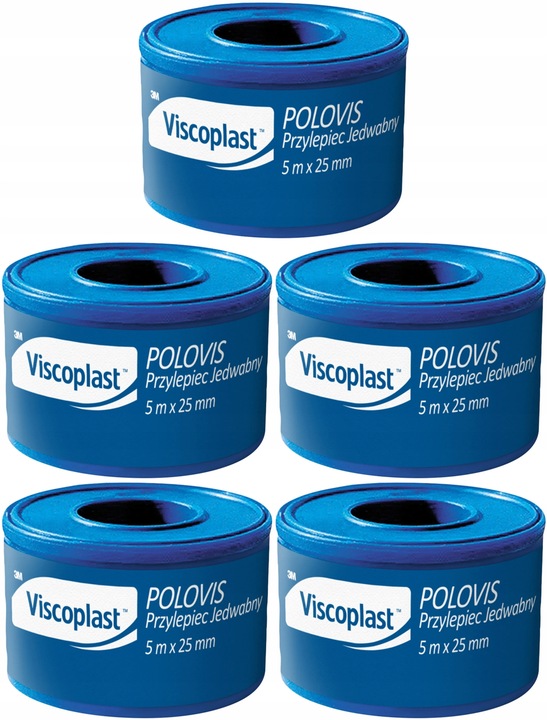 Polovis Jedwabny Plaster Na Rolce 5mx25mm