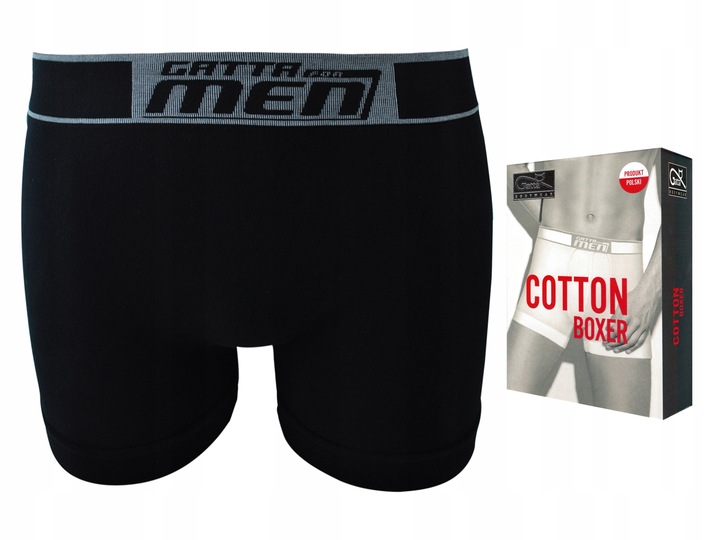 6 X GATTA BOXER BOKSERKI MĘSKIE BAWEŁNA SZARE BIAŁE XL