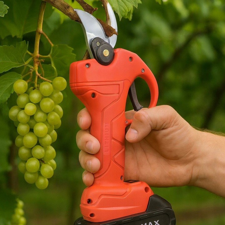 SEKATOR AKUMULATOROWY Ogrodowy Elektryczny Nożyce do Gałęzi Li-Ion 48V