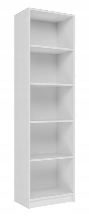 REGAŁ R50 SZAFKA 50CM 5 PÓŁEK KSIĄŻKI SEGREGATORY BIURO BIAŁY