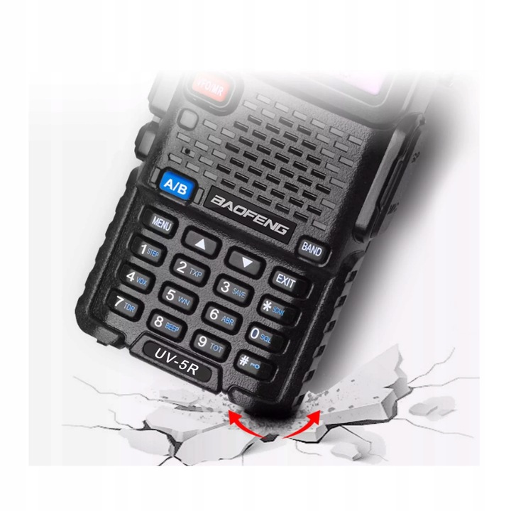Baofeng UV-5R 5W Radio SKANER POLICJA PKP PSP OSP