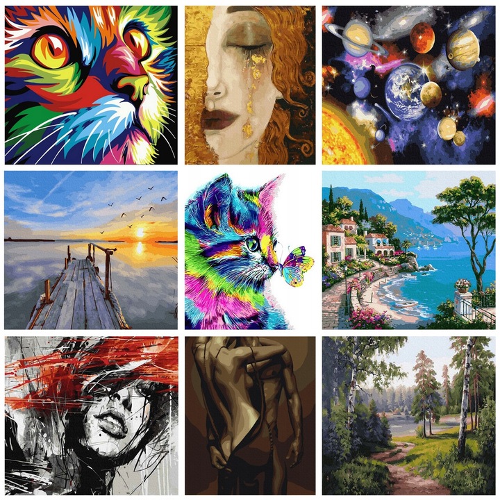 MALOWANIE PO NUMERACH Bez Ramy Na Prezent Obraz Malowania Numerach ARTNAPI