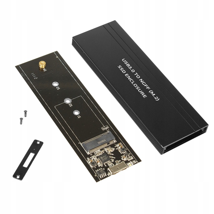 Obudowa dysku SSD M.2 SATA NGFF USB 3.0 aluminiowa