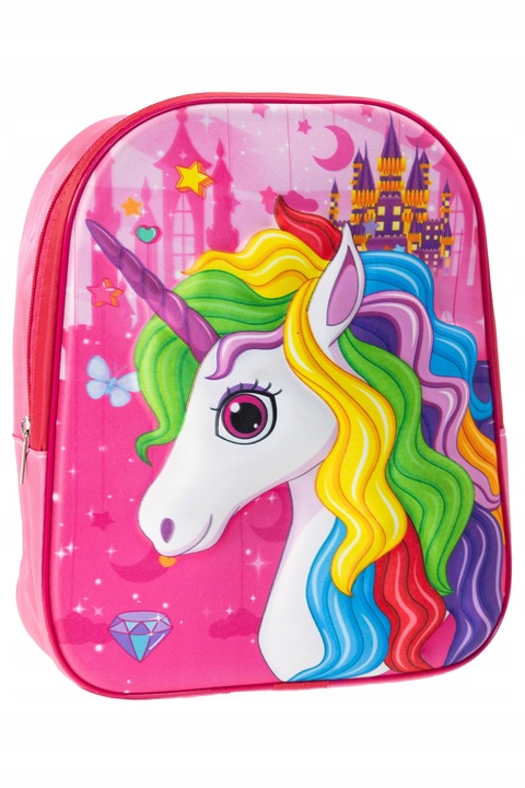 PLECAK 7L SZKOLNY PRZEDSZKOLNY JEDNOROŻEC różowy DO przedszkola dla dzieci