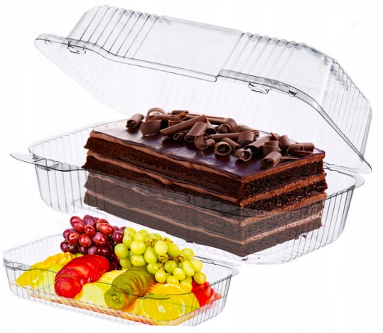 Pojemniki plastikowe na ciasto opakowanie WESELE KOMUNIE CHRZCINY 50 szt.