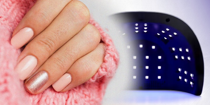 LAMPA DO PAZNOKCI UV DUAL LED 256W DO HYBRYD ŻEL SUN C4 PLUS MOCNA MANICURE