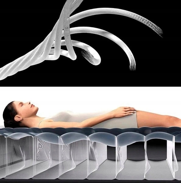 MATERAC DMUCHANY INTEX ŁÓŻKO DWUOSOBOWY WELUROWY