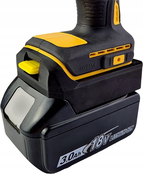 Adapter baterii Makita do narzędzi DeWalt 18V XR akumulator
