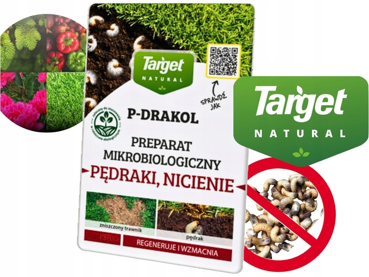 TARGET P-DRAKOL 20g NICIENIE PĘDRAKI OPUCHLAKI DRUTOWCE SZKODNIKI