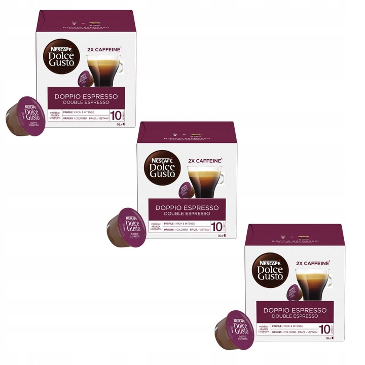 Kapsułki Nescafe Dolce Gusto Doppio Espresso 16szt