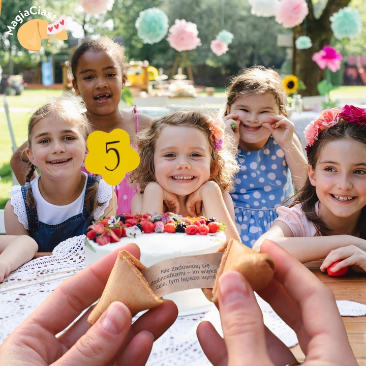 Ciasteczka z Wróżbą Dziękuję Chińskie Ciastko Szczęścia dla Gości 50 szt