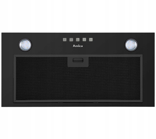 Okap podszafkowy Amica OMC6217B Czarny 175 m3/h 65 dB