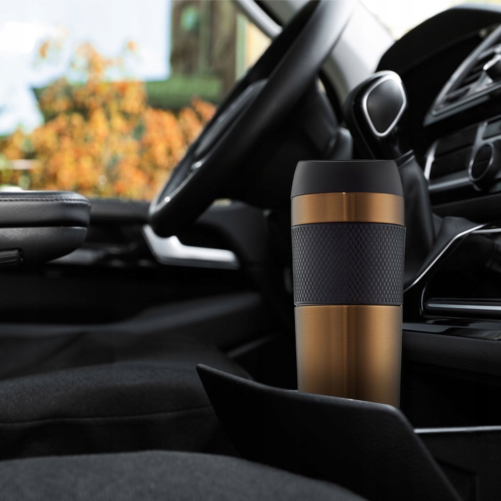 KUBEK TERMICZNY TERMOS GORĄCE NAPOJE DO 12H-24H KAWA HERBATA SZCZELNY 450ml