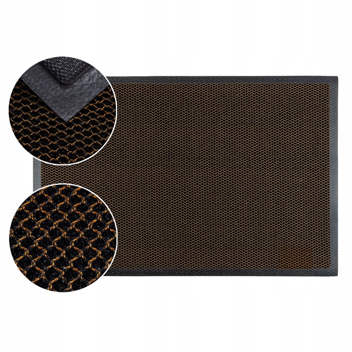 WYCIERACZKA POD DRZWI 60x90 WEJŚCIOWA ANTYPOŚLIZGOWA ZEWNĘTRZNA 3D SIATKA