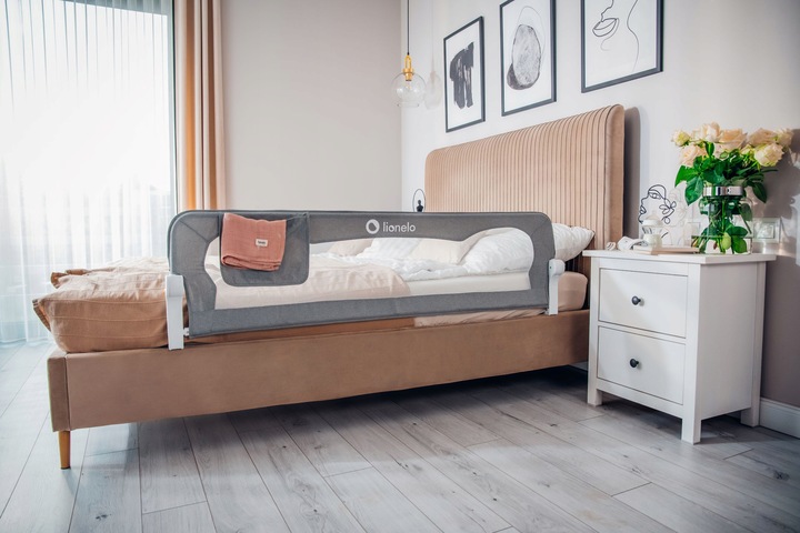 Barierka do łóżka BRAMKA OCHRONNA BLOKADA zabezpieczenie 150x42