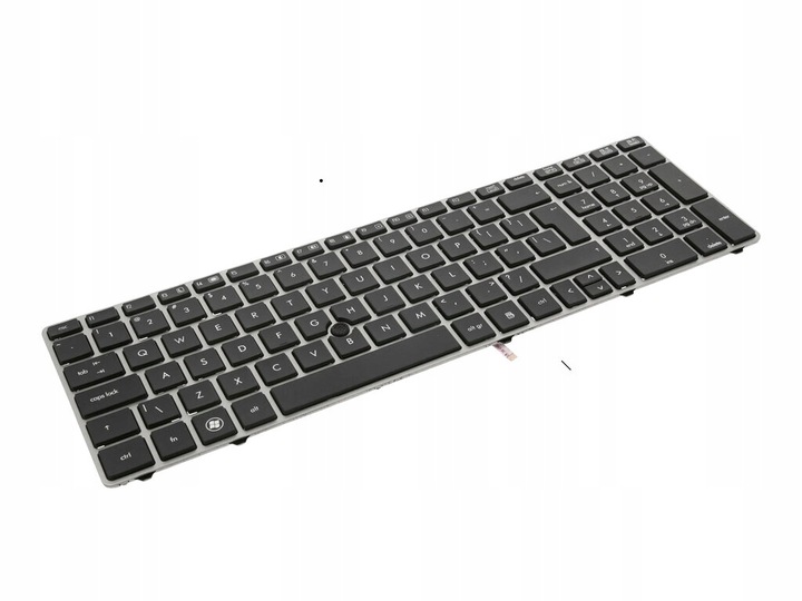 Klawiatura laptopa do HP EliteBook 8560P 8570P srebrna trackpoint QWERTY