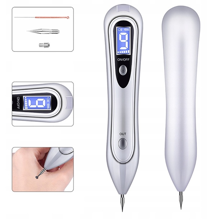 DŁUGOPIS PLAZMOWY DO USUWANIA BRODAWEK AKUMULATOR 9 - POZIOMÓW MOCY 5,5W