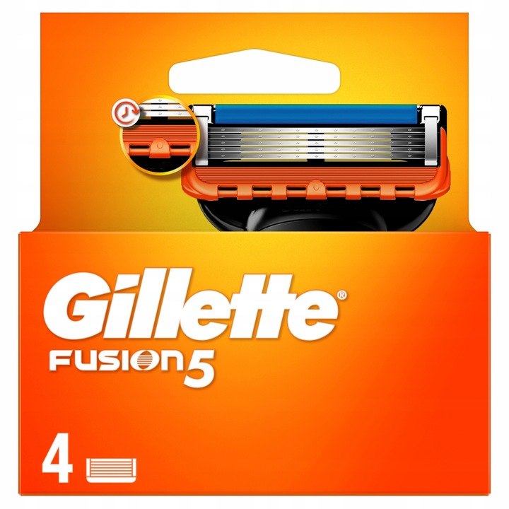 Gillette Fusion 5 ostrza x 5 plus maszynka do golenia Fusion Power zestaw
