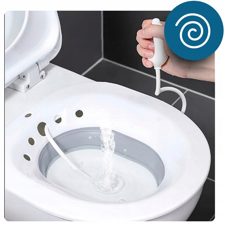 Bidet sanitarny do higieny intymnej nakładka toaletowa na sedes z