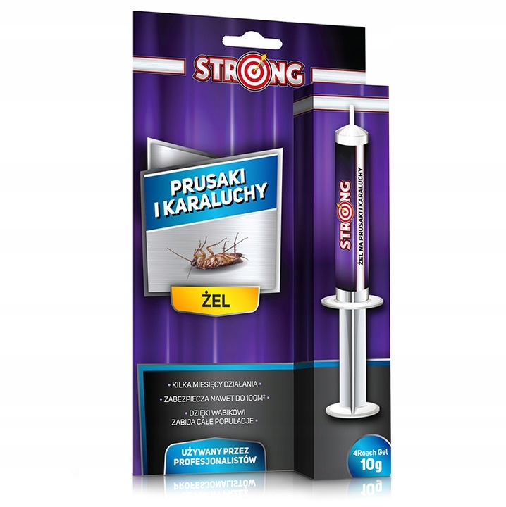 TRUTKA ŻEL NA KARALUCHY PRUSAKI RYBIKI STRONG + 10 X STACJA KARMNIK NA