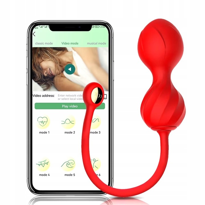 KULKI GEJSZY STEROWANE APLIKACJĄ WIBRATOR APP SILKON