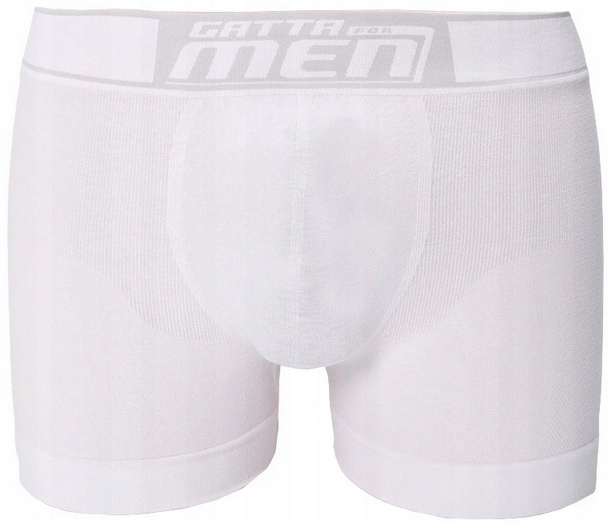6 X GATTA BOXER BOKSERKI MĘSKIE BAWEŁNA SZARE BIAŁE M