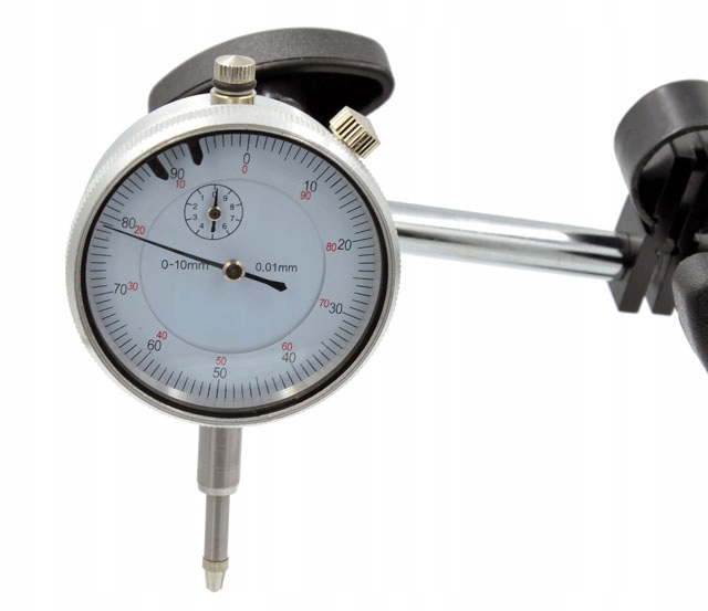 CZUJNIK ZEGAROWY STATYW MAGNETYCZNY 0-10 KOŃCÓWKI