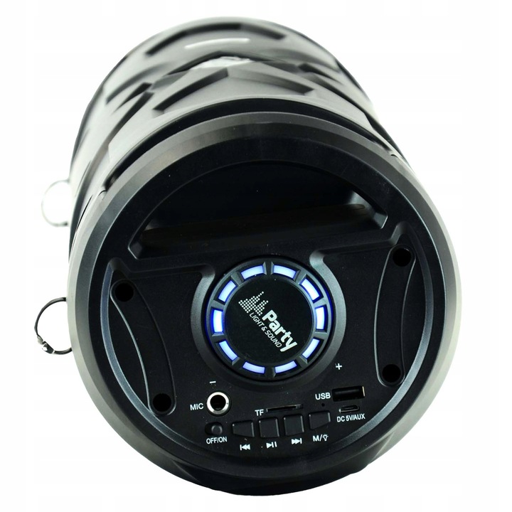 PRZENOŚNA KOLUMNA GŁOŚNIK KARAOKE BLUETOOTH +2 MIKROFONY BEZPRZEWODOWE