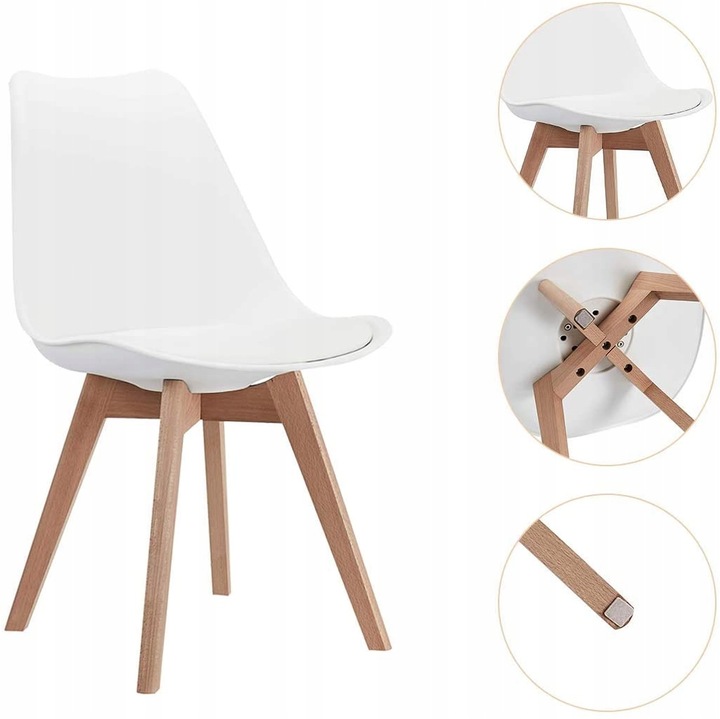 Krzesło Montivaro Białe