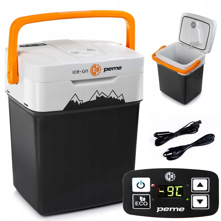 LODÓWKA TURYSTYCZNA Ice-On 32 SAMOCHODOWA Funkcja Grzania 12v 230v USB PEME