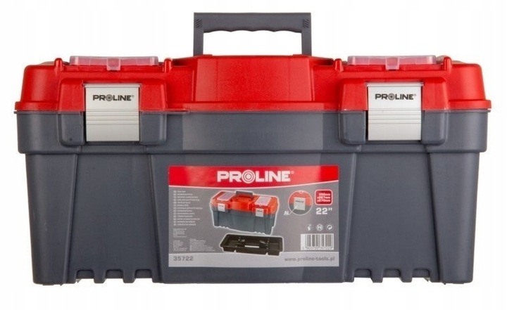 Narzędziowa skrzynka do przenoszenia aluminiowe zaczepy Proline