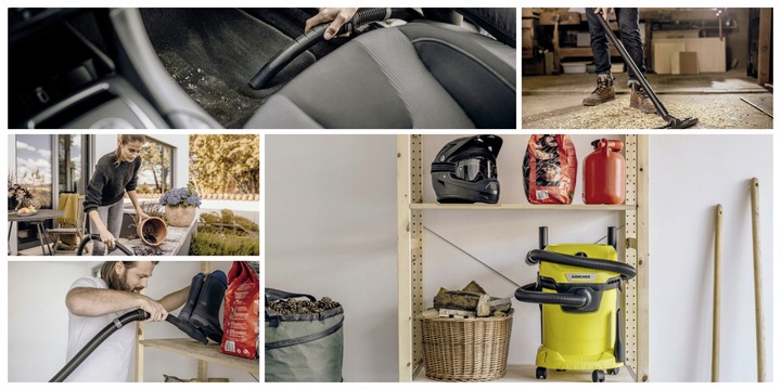 ODKURZACZ PRZEMYSŁOWY KARCHER WD3 V-17/4/20 MOCNY BUDOWLANY SUCHO