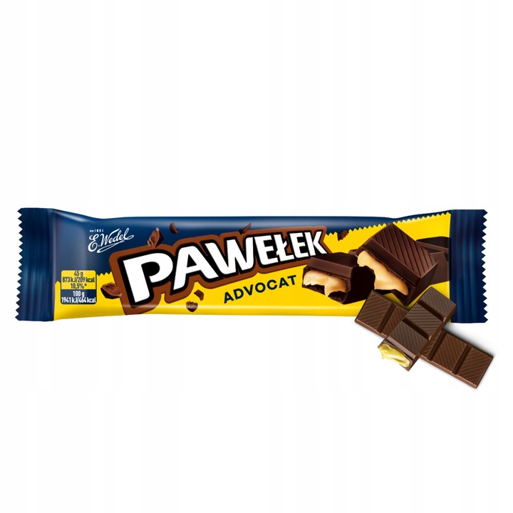 Baton Wedel Pawełek Advocat Czekolada Deserowa Adwokat 45 g x 24szt