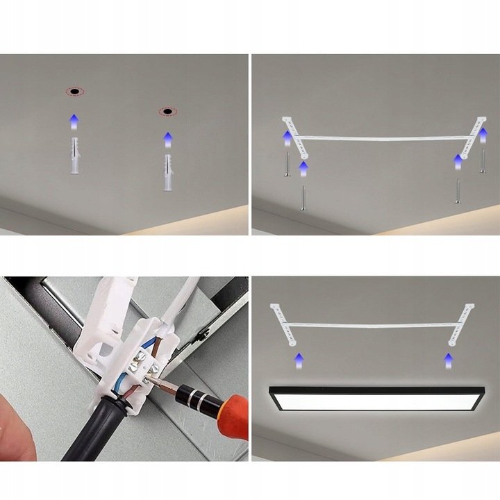 Panel LED Sufitowy Plafon 50W 5250 lm Natynkowy 120 x 30cm PREMIUM