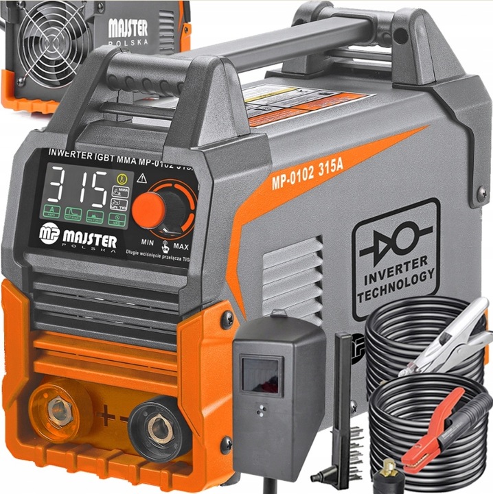 SPAWARKA INWERTOROWA INWERTEROWA ELEKTRODOWA MMA TIG LCD MOCNA 315A