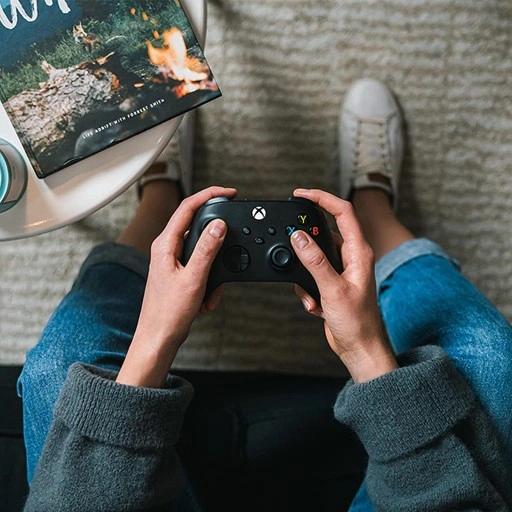 Gamepad KONTROLER XBOX ONE / SERIES S X / PC / CZARNY - CARBON BLACK PAD