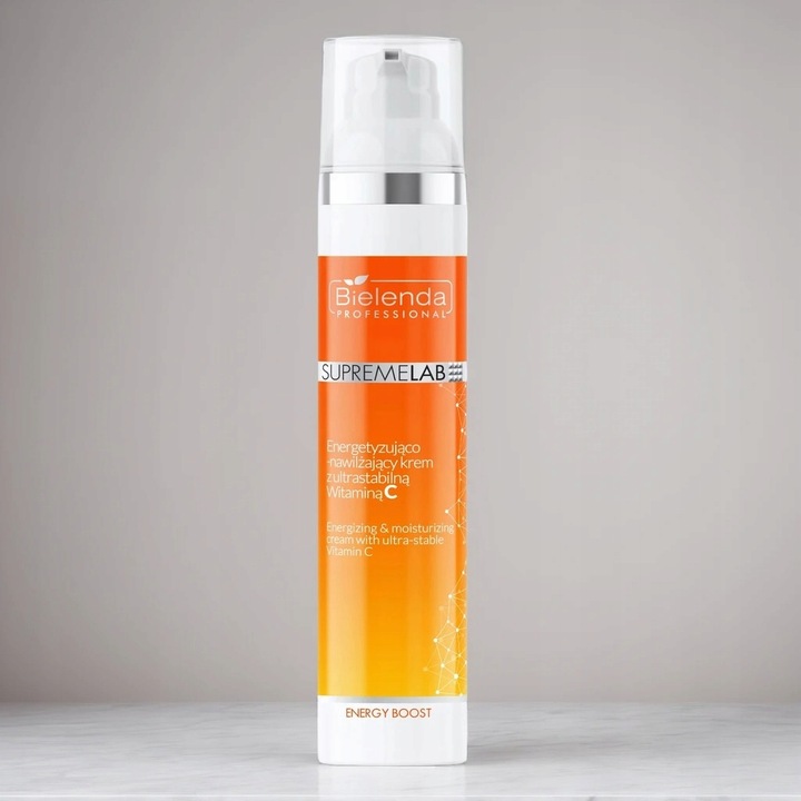BIELENDA SUPREMELAB ENERGY BOOST KREM Z ULTRASTABILNĄ WITAMINĄ C 100ML