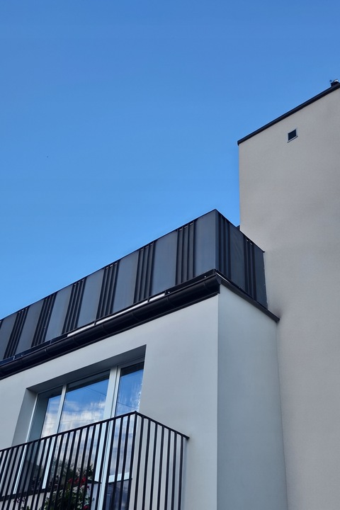 OSŁONA BALKONOWA na balkon, taras PP 1x5m- GRUBA+klipsy