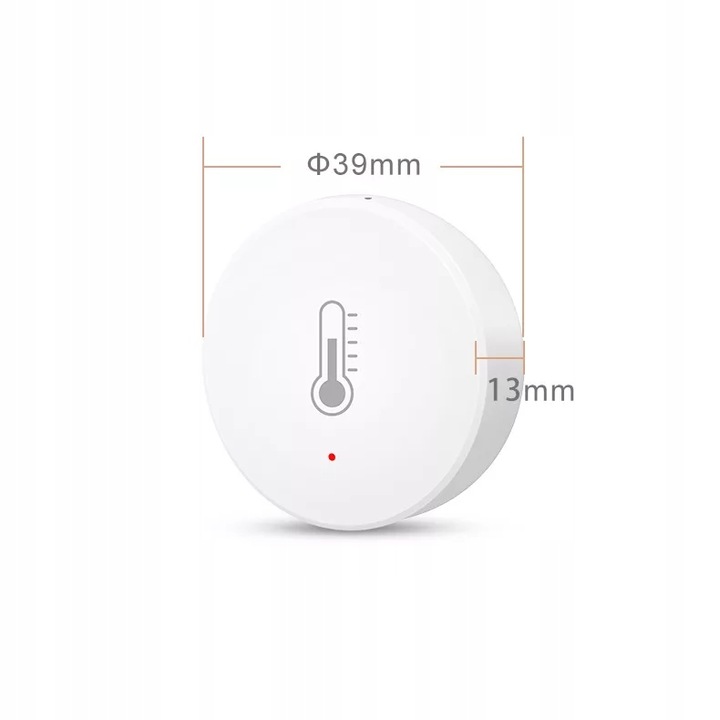 CZUJNIK TEMPERATURY WILGOTNOŚCI WIFI ZIGBEE TUYA SMART TERMOMETR HIGROMETR