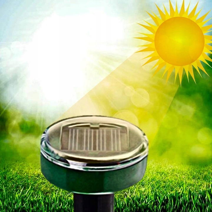 4x SILNY ODSTRASZACZ SOLARNY KRETÓW NORNIC GRYZONI NA KRETY NORNICE