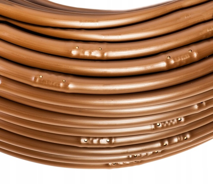 Linia kroplująca 50m z kompensacją ciśnienia zestaw PREMIUM seria BRĄZ