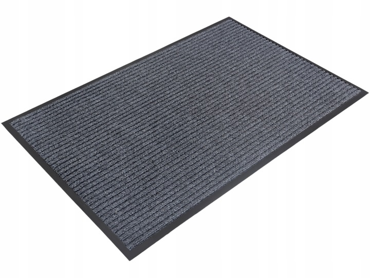 WYCIERACZKA POD DRZWI ZEWNĘTRZNA WEJŚCIOWA 80x120 DUŻA MATA DO BUTÓW SZARA